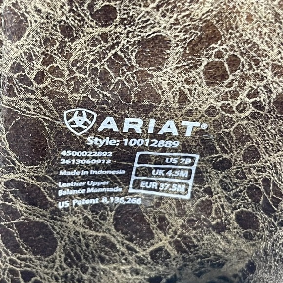 Ariat Women's Sunset Bootie Size: 7 B - Picture 6 of 7